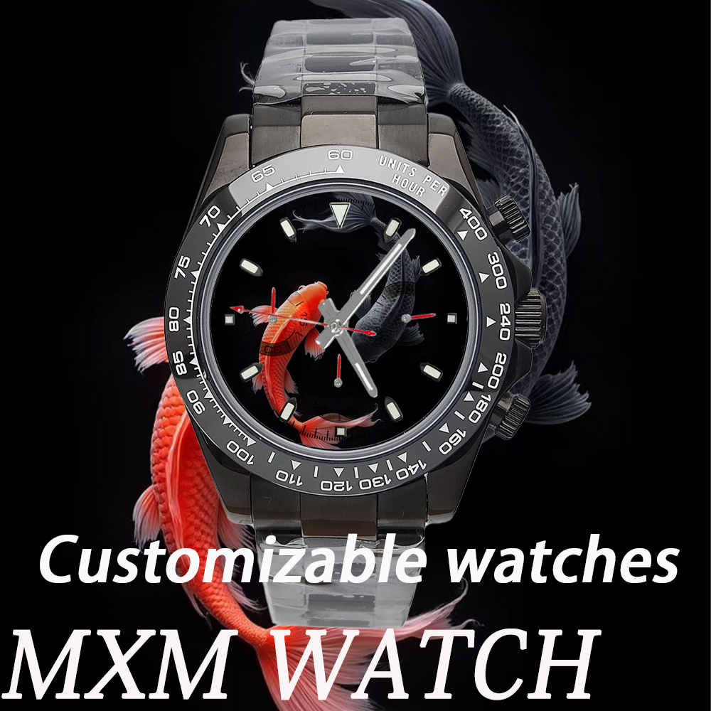 Watch Winder Compact - Individualisierte Kreative VK63 Uhr 39,3mm Herren-Chronograph