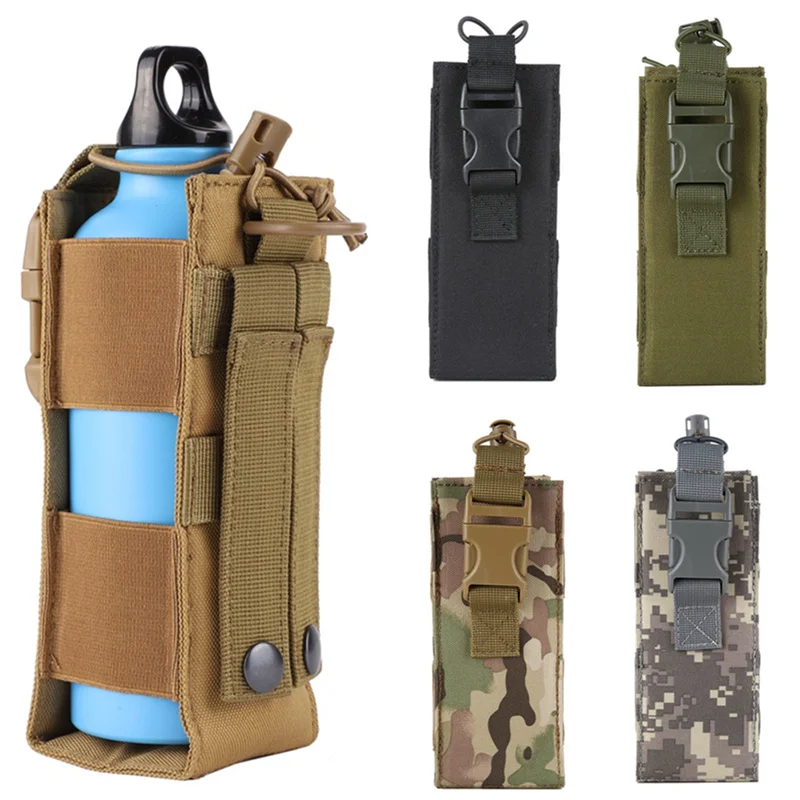Edc Able Carry - x1 Molle Wasserflaschen-Holster-Beutel, Outdoor-Sport, Reiten, Camping,