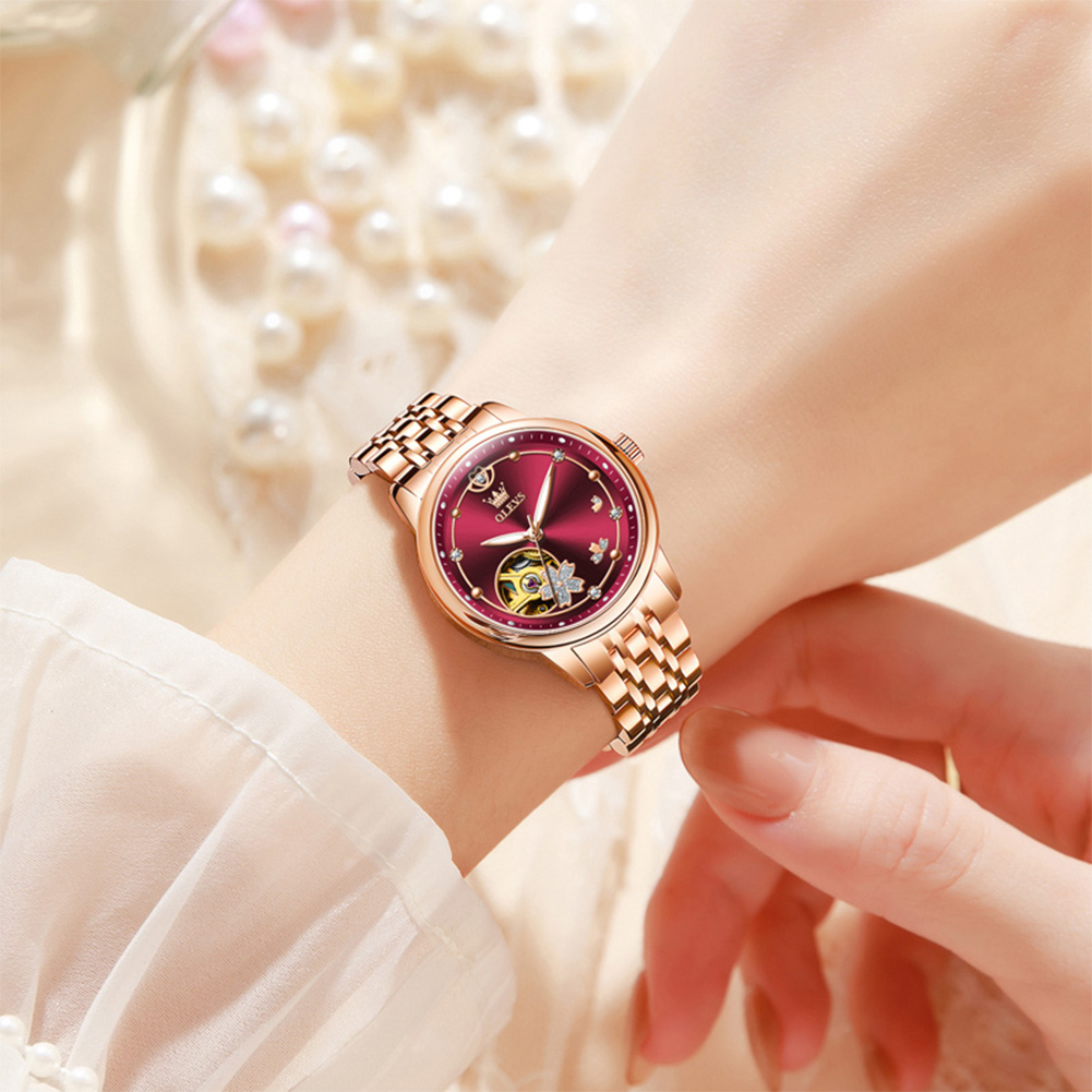 Rose Gold Wein Rot Luxus Casua – Watch Winder Compact Bewertung und Preis