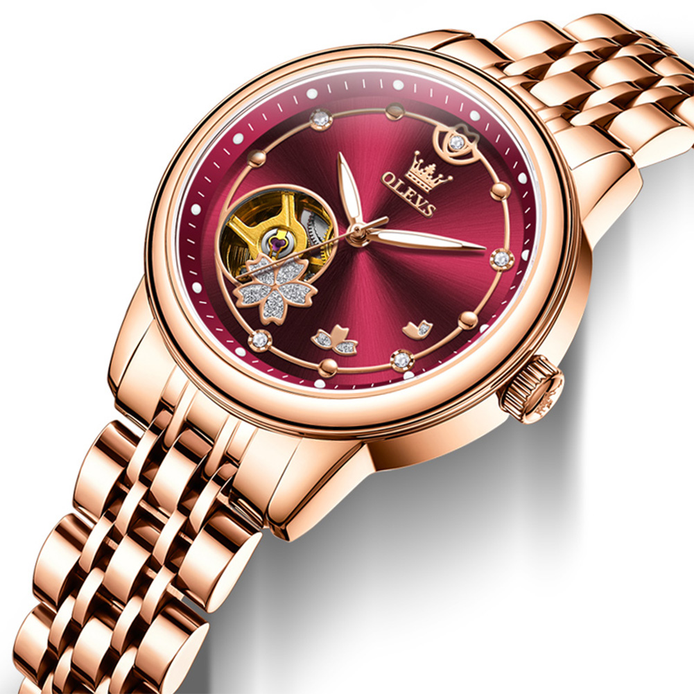 Rose Gold Wein Rot Luxus Casua – Watch Winder Compact Bewertung und Preis
