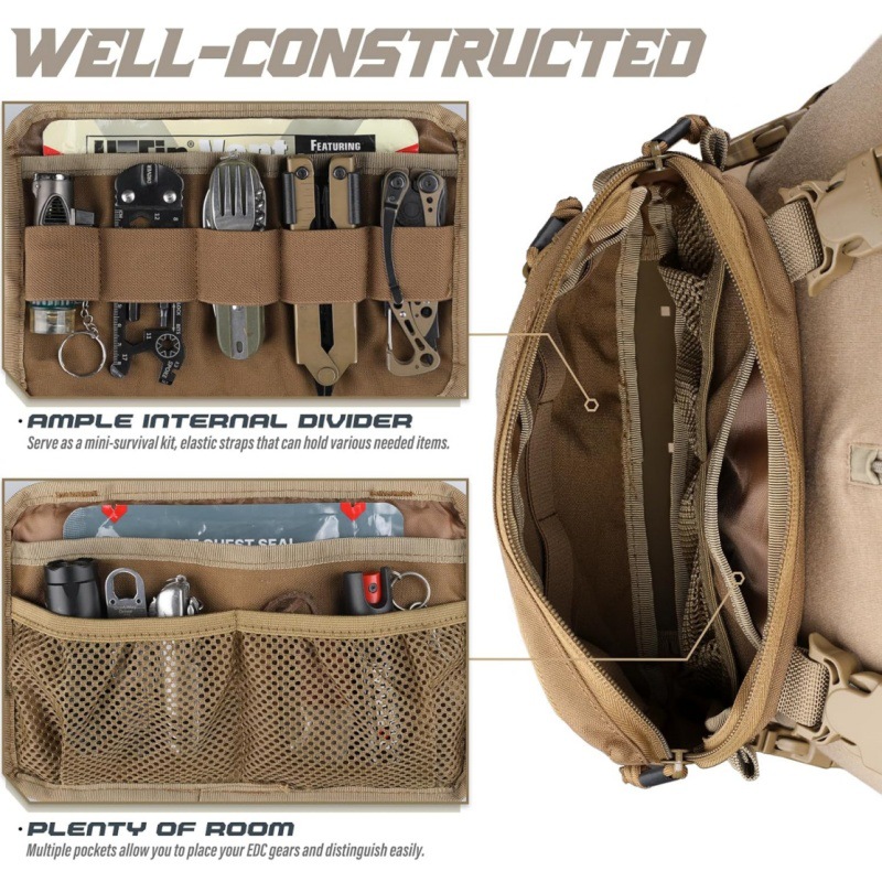 Strap Angeln Weste Taktische B – Edc Carry Backpack Bewertung und Preis