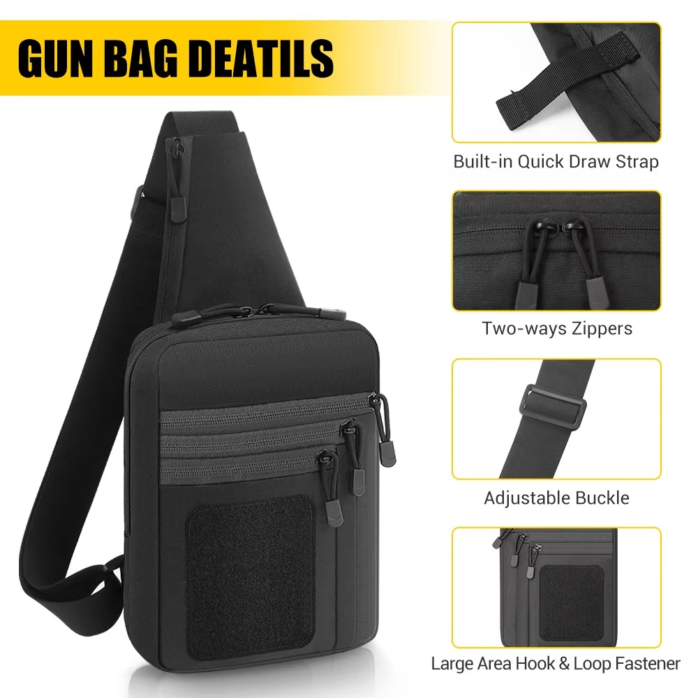 Taktische Pistolen-Tasche, ver – Edc Concealed Carry Sling Bag Bewertung und Preis
